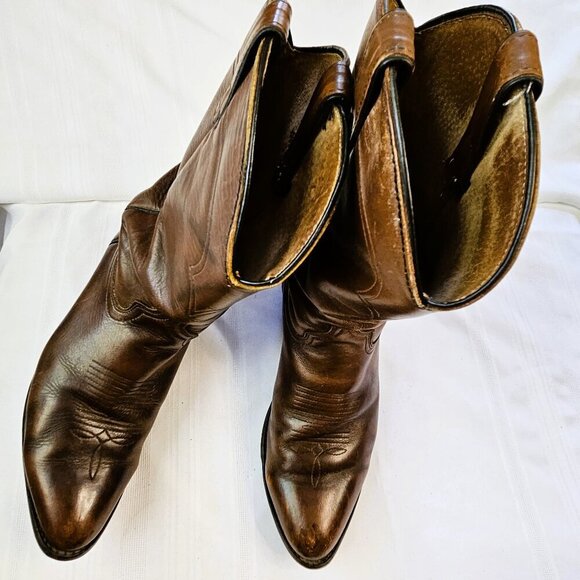 Abilene Other - VTG Abilene Men's Brown Cowboy Casual Western Work Boots 6424 Size 11EE